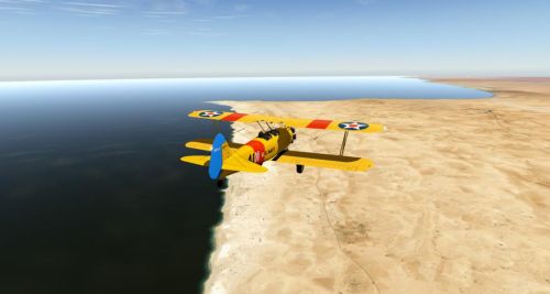 David Roark - Good day to fly my Stearman over the coast of Egypt