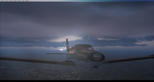 George Larman - Tuesday night group flight in an amazing aircraft
