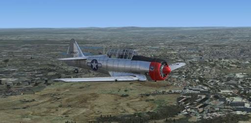 David Roark - Len's Memorial Flight with one of his favorites, the T6