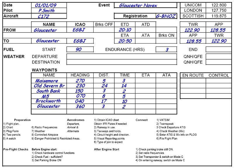 Pilot Log