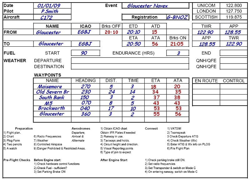 Pilot Log